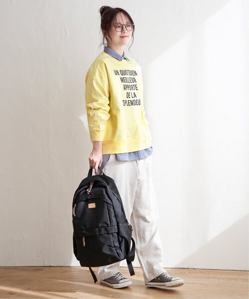 LBC（エルビーシー）の「【sweet web掲載】コットンロゴトレーナーＴＥＥ（Tシャツ/カットソー・レディース・チャコールグレー/ブルー/イエロー/ホワイト・M）」の13枚目の写真