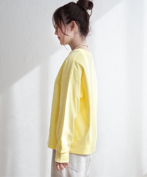 LBC（エルビーシー）の「【sweet web掲載】コットンロゴトレーナーＴＥＥ（Tシャツ/カットソー・レディース・チャコールグレー/ブルー/イエロー/ホワイト・M）」の16枚目の写真