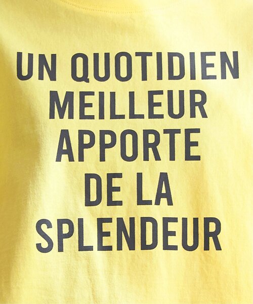 LBC（エルビーシー）の「【sweet web掲載】コットンロゴトレーナーＴＥＥ（Tシャツ/カットソー・レディース・チャコールグレー/ブルー/イエロー/ホワイト・M）」の20枚目の写真