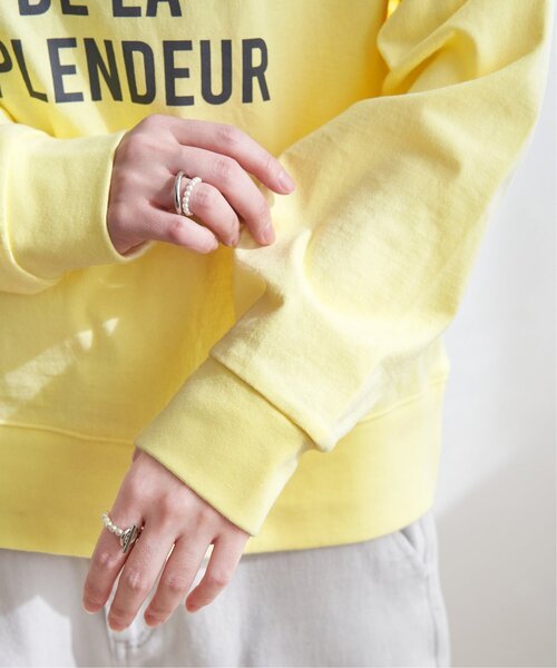 LBC（エルビーシー）の「【sweet web掲載】コットンロゴトレーナーＴＥＥ（Tシャツ/カットソー・レディース・チャコールグレー/ブルー/イエロー/ホワイト・M）」の21枚目の写真