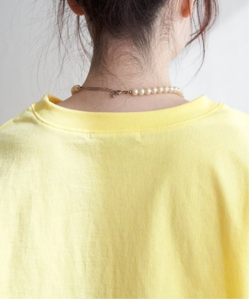 LBC（エルビーシー）の「【sweet web掲載】コットンロゴトレーナーＴＥＥ（Tシャツ/カットソー・レディース・チャコールグレー/ブルー/イエロー/ホワイト・M）」の22枚目の写真