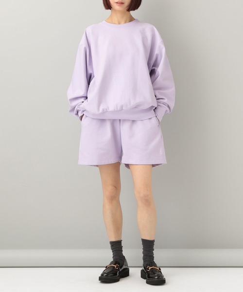 e/rm（イーアールエム）の「【e/rm・コラボ】AOR＊e/rm ／BIGウラケプルオーバー（スウェット・レディース・ライトパープル/ライトグレー・FREE）」の9枚目の写真