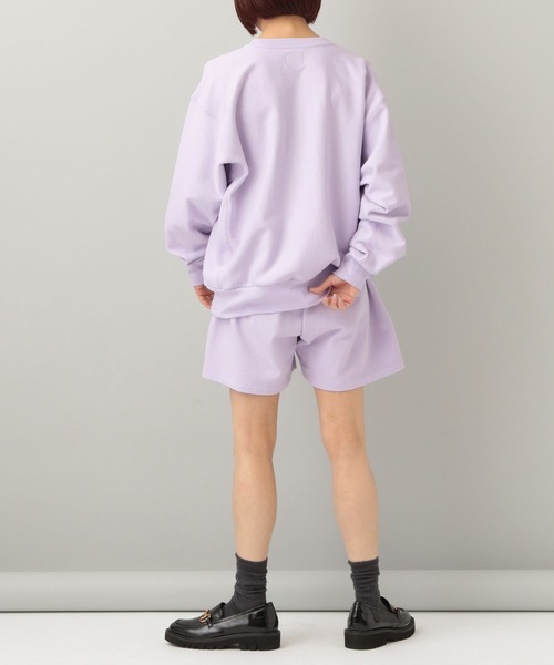 e/rm（イーアールエム）の「【e/rm・コラボ】AOR＊e/rm ／BIGウラケプルオーバー（スウェット・レディース・ライトパープル/ライトグレー・FREE）」の11枚目の写真