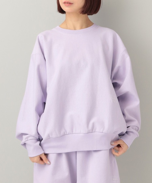 e/rm（イーアールエム）の「【e/rm・コラボ】AOR＊e/rm ／BIGウラケプルオーバー（スウェット・レディース・ライトパープル/ライトグレー・FREE）」の13枚目の写真