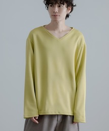 improves（インプローブス）の「裾ドローコード Vネック ロンT（Tシャツ/カットソー）」