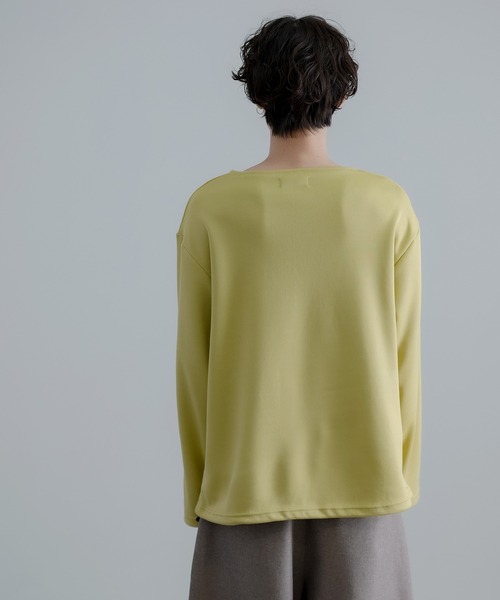 improves（インプローブス）の「裾ドローコード Vネック ロンT（Tシャツ/カットソー・メンズ・ホワイト/ブラック/オリーブ/ブルー/ネイビー/チャコール・MEDIUM/LARGE/SMALL）」の21枚目の写真