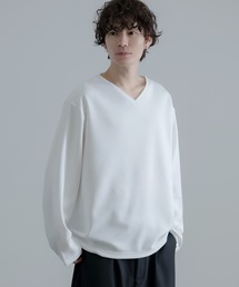 improves（インプローブス）の「裾ドローコード Vネック ロンT（Tシャツ/カットソー）」