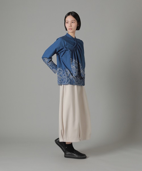 ZUCCa(ズッカ)の「ペイズリープリント / 羽織り / (O)(カーディガン/ボレロ・レディース・ライトグリーン/ブラック/ネイビー・M size)」の10枚目の写真