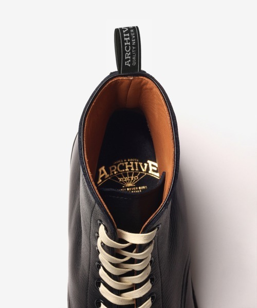 MR.OLIVE(ミスターオリーブ)の「【 ARCHIVETOKYO 】 " NELSON " 9hole Laceup Service shoes(ブーツ・メンズ・ブラック・7h/8h/9h/6h)」の15枚目の写真