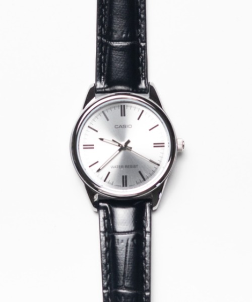 CASIO(カシオ)の「"CASIO(カシオ)"アナログ ラウンド シルバー レザー 腕時計(アナログ腕時計・レディース・ブラック/ブルー/シルバー/シルバー系その他/ホワイト/ホワイト系その他/ブラック系その他・FREE)」の6枚目の写真
