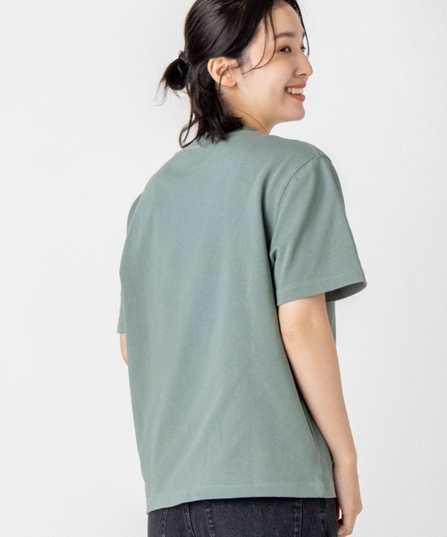 L.L.Bean(エルエルビーン)の「【JAPAN EDITION】ユニオン・ショートスリーブ・ティ(Tシャツ/カットソー・レディース・ピンク/ホワイト/ライトグレー/ダークグリーン・MEDIUM)」の12枚目の写真