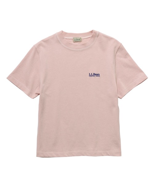 L.L.Bean(エルエルビーン)の「【JAPAN EDITION】ユニオン・ショートスリーブ・ティ(Tシャツ/カットソー・レディース・ピンク/ホワイト/ライトグレー/ダークグリーン・MEDIUM)」の10枚目の写真