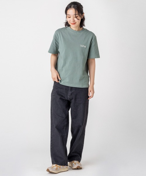 L.L.Bean(エルエルビーン)の「【JAPAN EDITION】ユニオン・ショートスリーブ・ティ(Tシャツ/カットソー・レディース・ピンク/ホワイト/ライトグレー/ダークグリーン・MEDIUM)」の13枚目の写真