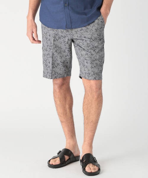 MEN'S BIGI（メンズビギ）の「ジャガードハーフパンツ（その他パンツ・メンズ・カーキ/ライトグレー・02/03）」の3枚目の写真