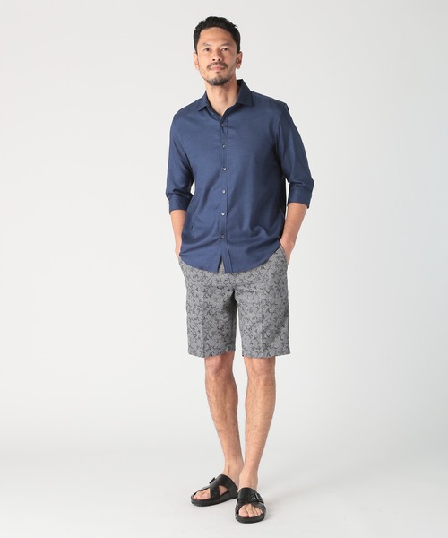 MEN'S BIGI（メンズビギ）の「ジャガードハーフパンツ（その他パンツ・メンズ・カーキ/ライトグレー・02/03）」の8枚目の写真