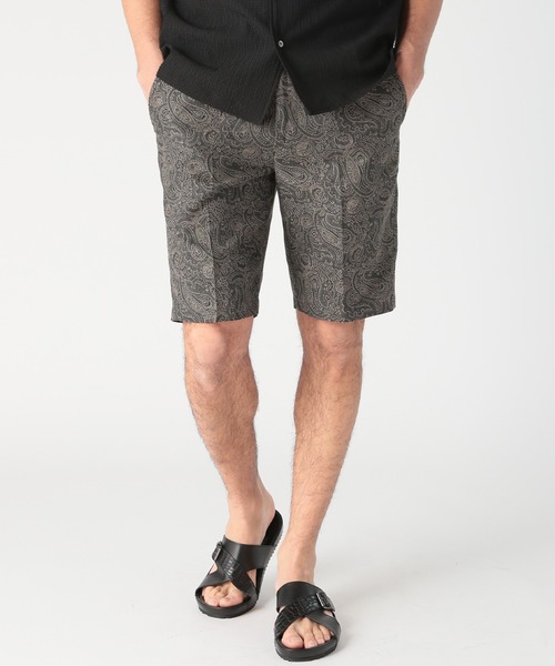 MEN'S BIGI（メンズビギ）の「ジャガードハーフパンツ（その他パンツ・メンズ・カーキ/ライトグレー・02/03）」の7枚目の写真