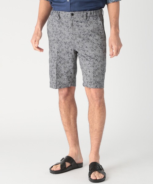 MEN'S BIGI（メンズビギ）の「ジャガードハーフパンツ（その他パンツ・メンズ・カーキ/ライトグレー・02/03）」の6枚目の写真