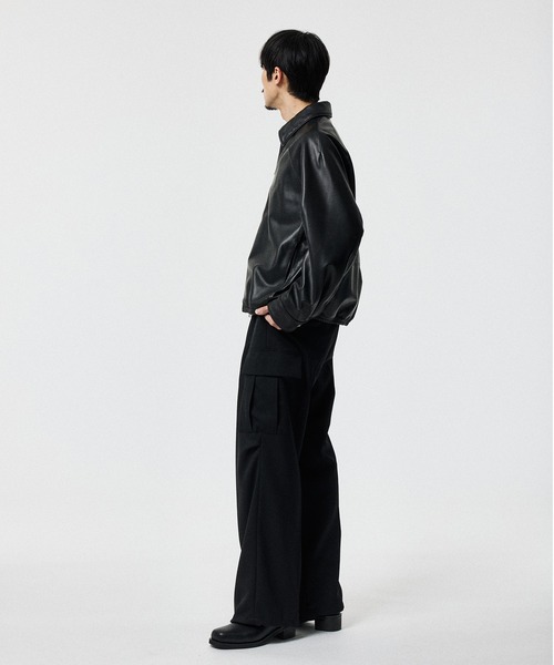 STUDIOUS(ステュディオス)の「LAMB LEATHER BLOUSON(ブルゾン・メンズ・ブラック・2/1)」の18枚目の写真