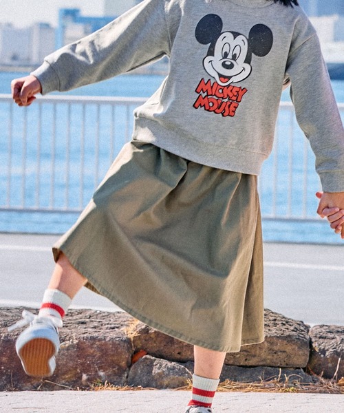 FOUND GOOD（ファウンドグッド）の「G/サスツキボリュームSK（スカート・キッズ・ベージュ/グリーン系8/ブラック・130cm/140cm/150cm/120cm）」の17枚目の写真