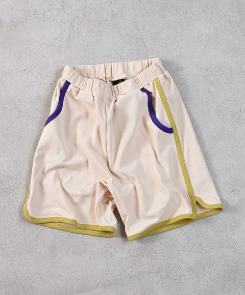 MARKEY'S(マーキーズ)の「サイドラインショートパンツ【セットアップ可能】(その他パンツ・キッズ・オフホワイト/ブルー/ブラウン・100/95/90/80/110/150/140/130/120)」の2枚目の写真