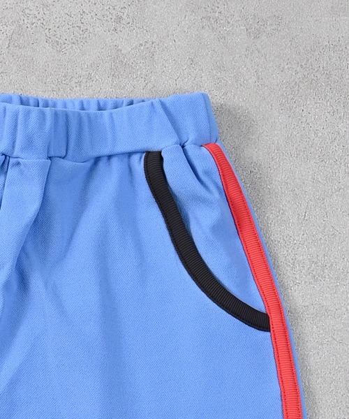 MARKEY'S(マーキーズ)の「サイドラインショートパンツ【セットアップ可能】(その他パンツ・キッズ・オフホワイト/ブルー/ブラウン・100/95/90/80/110/150/140/130/120)」の4枚目の写真