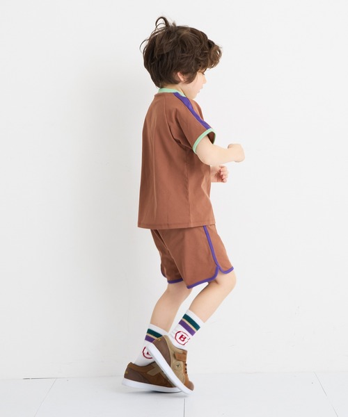 MARKEY'S(マーキーズ)の「サイドラインショートパンツ【セットアップ可能】(その他パンツ・キッズ・オフホワイト/ブルー/ブラウン・100/95/90/80/110/150/140/130/120)」の18枚目の写真