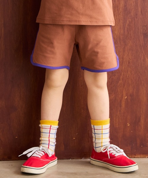 MARKEY'S(マーキーズ)の「サイドラインショートパンツ【セットアップ可能】(その他パンツ・キッズ・オフホワイト/ブルー/ブラウン・100/95/90/80/110/150/140/130/120)」の14枚目の写真