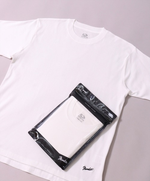 FRUIT OF THE LOOM(フルーツオブザルーム)の「(GA)【FTL×NUMBER(N)INE】【パックT】フライス サイドスリット Tシャツ(Tシャツ/カットソー・メンズ・オフホワイト/ブラック/杢グレー・M/XL/L)」の1枚目の写真