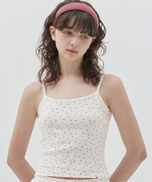 KIRSH（キルシー）の「KIRSH PLAIN CHERRY SEMI CROP SLEEVELESS キルシー プレーン チェリー セミクロップ丈 キャミソール（キャミソール）」