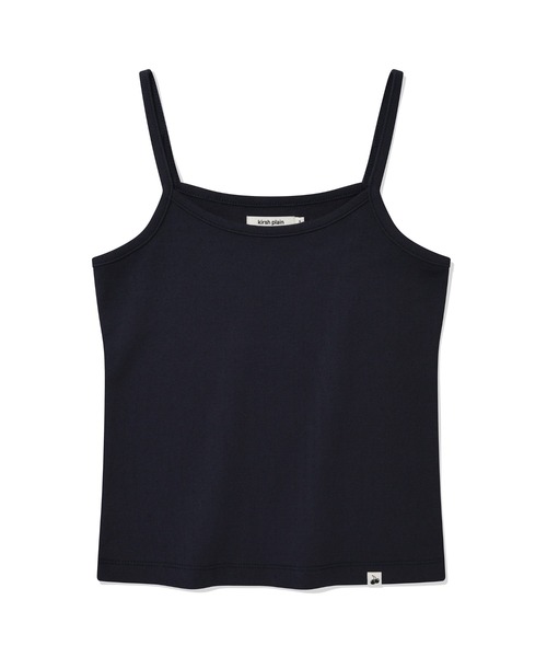 KIRSH(キルシー)の「KIRSH PLAIN CHERRY SEMI CROP SLEEVELESS キルシー プレーン チェリー セミクロップ丈 キャミソール(キャミソール・レディース・ホワイト/ダークネイビー・ONE SIZE)」の8枚目の写真