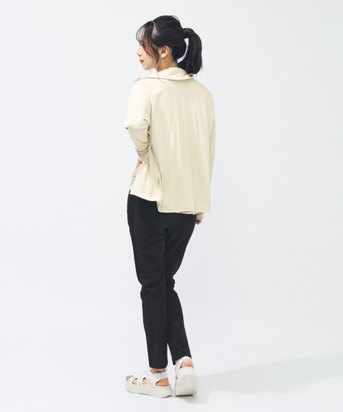 adidas（アディダス）の「【別注】アディダス adidas W ACTV ストレッチウーブン アンクルパンツ AP 限定コラボ（その他パンツ・レディース・ブラック×ホワイト/ブラック×ブラック・S/M/L/XL）」の9枚目の写真