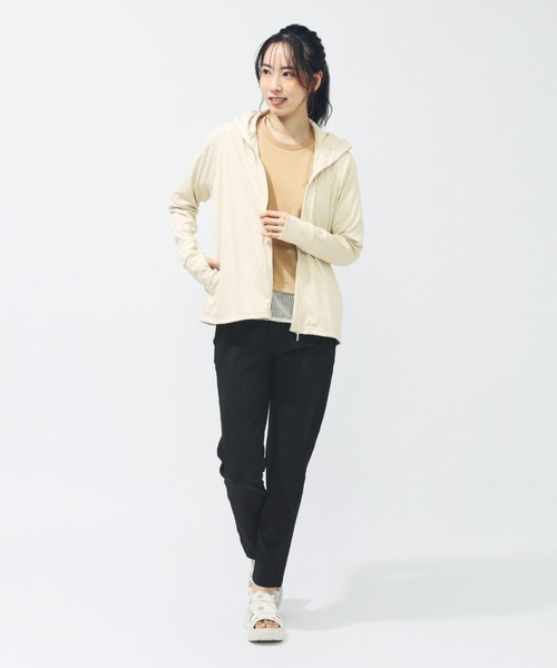 adidas（アディダス）の「【別注】アディダス adidas W ACTV ストレッチウーブン アンクルパンツ AP 限定コラボ（その他パンツ・レディース・ブラック×ホワイト/ブラック×ブラック・S/M/L/XL）」の8枚目の写真