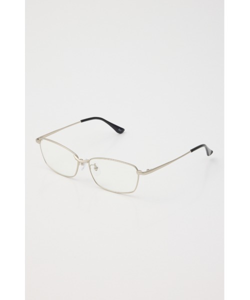 SLY（スライ）の「METAL FLAME SQUARE EYEWEAR メタルフレーム スクエア アイウェア（メガネ・レディース・ブラック/クリア・FREE）」の5枚目の写真