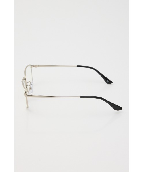 SLY（スライ）の「METAL FLAME SQUARE EYEWEAR メタルフレーム スクエア アイウェア（メガネ・レディース・ブラック/クリア・FREE）」の6枚目の写真