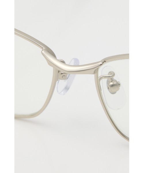 SLY（スライ）の「METAL FLAME SQUARE EYEWEAR メタルフレーム スクエア アイウェア（メガネ・レディース・ブラック/クリア・FREE）」の8枚目の写真