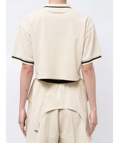 CALNAMUR（カルナムール）の「POLO×SK SET UP/ポロ×スカートセットアップ【セットアイテム】（ワンピース・レディース・ベージュ/ブラック/グレー・FREE）」の9枚目の写真