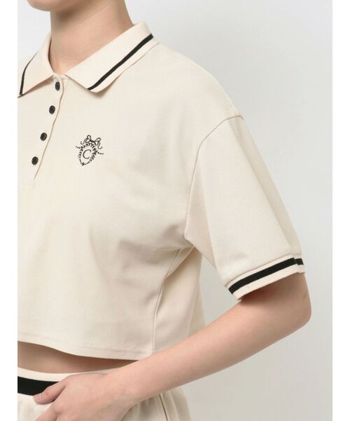 CALNAMUR（カルナムール）の「POLO×SK SET UP/ポロ×スカートセットアップ【セットアイテム】（ワンピース・レディース・ベージュ/ブラック/グレー・FREE）」の11枚目の写真