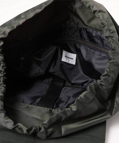 ADAM PATEK(アダムパテック)の「【RS】【ADAMPATEK】 nylon BIG military backpack/ミリタリービッグバックパック(バックパック/リュック・レディース・カーキ/ブラック・フリー)」の6枚目の写真