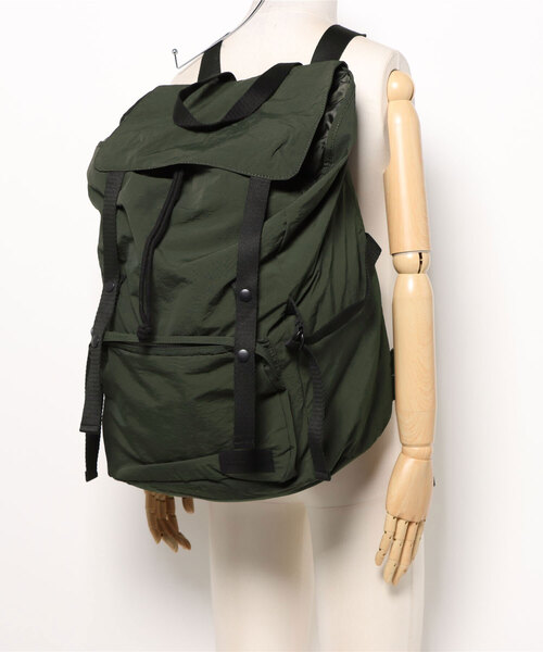 ADAM PATEK(アダムパテック)の「【RS】【ADAMPATEK】 nylon BIG military backpack/ミリタリービッグバックパック(バックパック/リュック・レディース・カーキ/ブラック・フリー)」の3枚目の写真