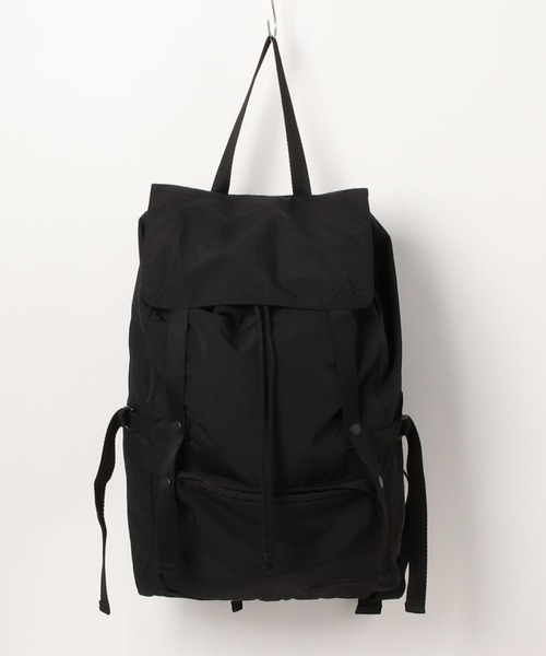 ADAM PATEK(アダムパテック)の「【RS】【ADAMPATEK】 nylon BIG military backpack/ミリタリービッグバックパック(バックパック/リュック・レディース・カーキ/ブラック・フリー)」の2枚目の写真