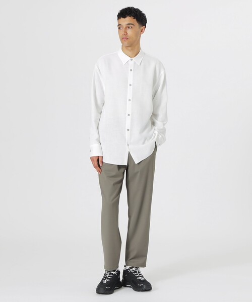 LOVELESS(ラブレス)の「アフィナージュシースルーシャツ(シャツ/ブラウス・メンズ・ネイビー/グリーン系その他3/ピンク/オフホワイト・M/L)」の5枚目の写真