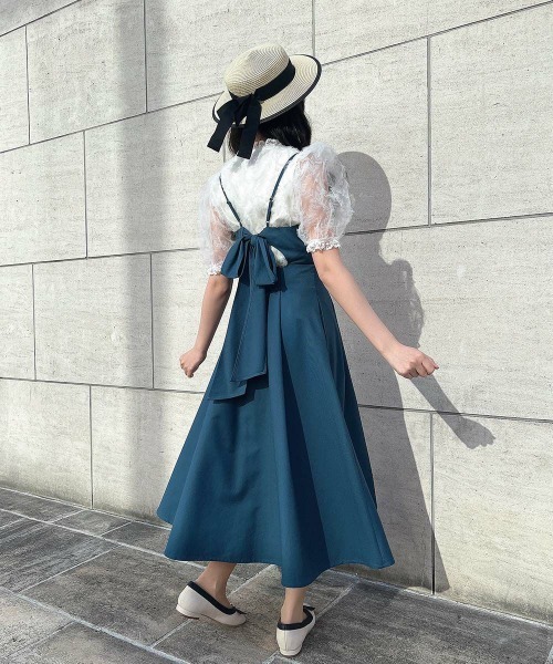 an another angelus（アンアナザーアンジェラス）の「配色ブリムグログランリボンキャノチェ（ハット・レディース・ベージュ/ベージュ×ブラック・FREE）」の5枚目の写真