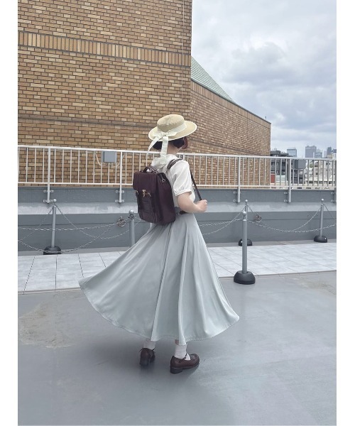 an another angelus（アンアナザーアンジェラス）の「配色ブリムグログランリボンキャノチェ（ハット・レディース・ベージュ/ベージュ×ブラック・FREE）」の22枚目の写真