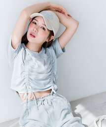 OLIVE des OLIVE | 製品染めドロストTシャツ(Tシャツ/カットソー)