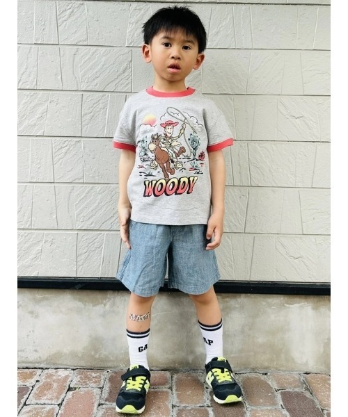 GAP（ギャップ）の「Gap × ディズニー トイ・ストーリーグラフィックTシャツ (幼児・ベビー)（Tシャツ/カットソー・キッズ・ライトグレー/オフホワイト・105cm/95cm/80ｃｍ/90cm/100cm/110cm）」の5枚目の写真