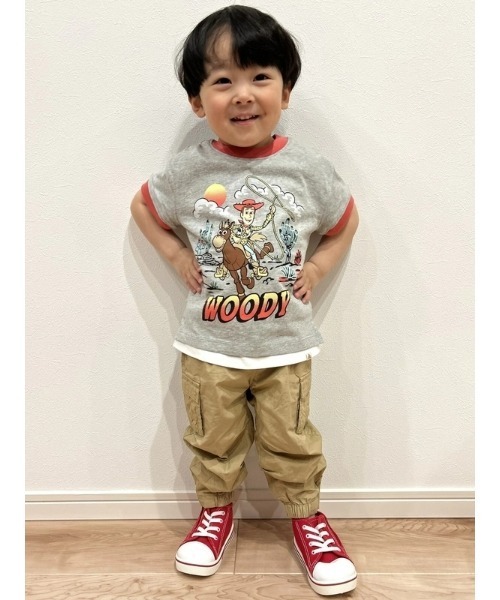 GAP（ギャップ）の「Gap × ディズニー トイ・ストーリーグラフィックTシャツ (幼児・ベビー)（Tシャツ/カットソー・キッズ・ライトグレー/オフホワイト・105cm/95cm/80ｃｍ/90cm/100cm/110cm）」の6枚目の写真