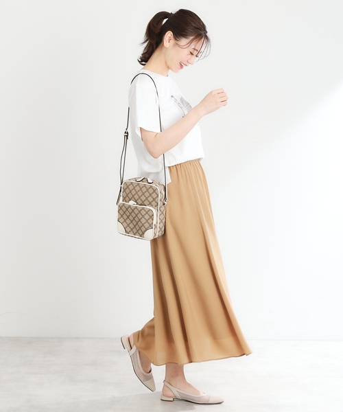 Reflect(リフレクト)の「【夏SALE/UVカット/接触冷感/マシンウォッシュ可】フォトプリントTシャツ(Tシャツ/カットソー・レディース・オフホワイト/ライトベージュ・05/07/13/15 /17/11/09)」の5枚目の写真