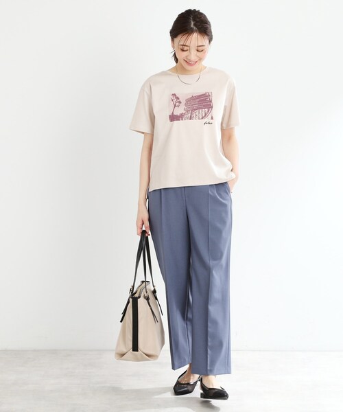 Reflect(リフレクト)の「【夏SALE/UVカット/接触冷感/マシンウォッシュ可】フォトプリントTシャツ(Tシャツ/カットソー・レディース・オフホワイト/ライトベージュ・05/07/13/15 /17/11/09)」の11枚目の写真