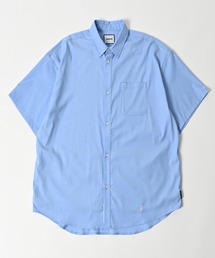 【ADAMPATEK/アダムパテック】ap embroidery short sleeve shirt/刺繍入りルーズ半袖シャツ