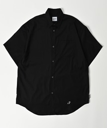 【ADAMPATEK/アダムパテック】ap embroidery short sleeve shirt/刺繍入りルーズ半袖シャツ